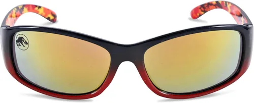 Vista 5 de Jurassic World Gafas de sol para niños con estuche para gafas para niños, gafas protectoras para niños Rojo