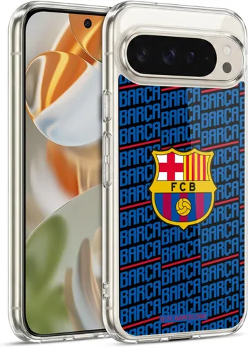 Vista 82 de Head Case Designs Funda de gel con licencia oficial del FC Barcelona Barca Crest Patterns [protección de grado militar] compatible con Google Pixel 3