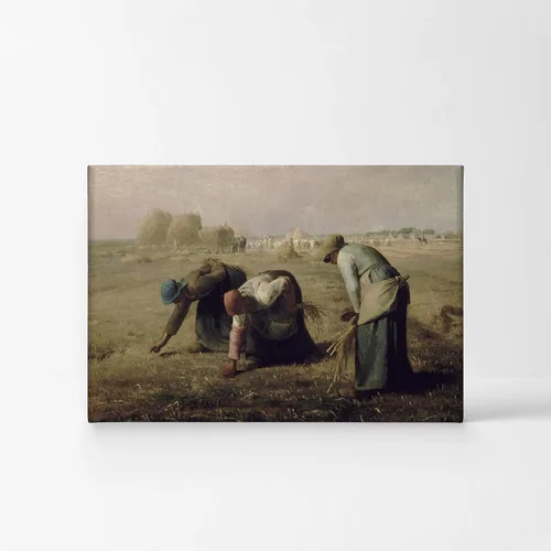 Vista 2 de Smile Art Design The Gleaners, Jean-Francois Millet - Lienzo de arte clásico, arte famoso de arte fino, pintura al óleo, arte de pared