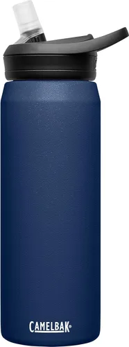 Vista 24 de CamelBak - Eddy+ - Botella de agua con aislante al vacío de acero inoxidable, 20 onzas, color negro
