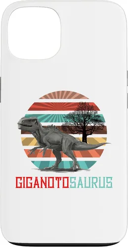 Vista 7 de Funda para iPhone 11 Pro Max Giganotosaurus Retro T rex dinosaurio prehistórico para el Día del Padre