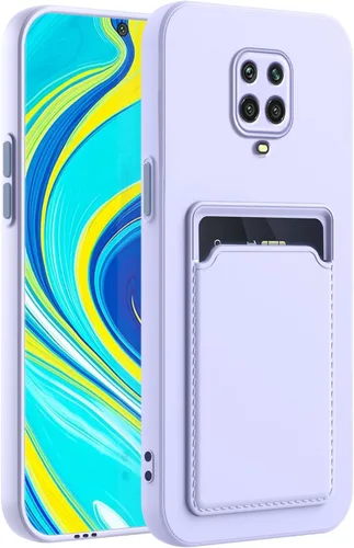Vista 28 de Funda para Redmi Note 9 Pro, Redmi Note 9s con ranura para tarjetas de crédito, TPU suave TPU silicona resistente a los arañazos delgada ranura