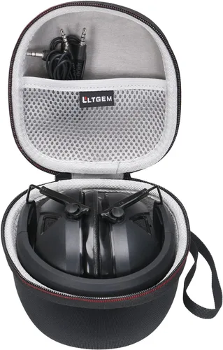 Vista 2 de LTGEM - Funda para Peltor Sport Tactical 100, 300 y 500, protector auditivo electrónico, bolsa de transporte protectora de almacenamiento duro