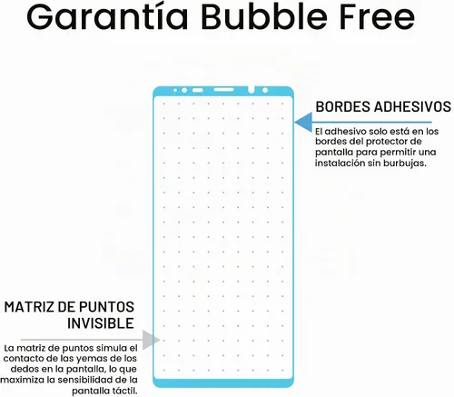 Vista 3 de amFilm Protector de pantalla de vidrio para Samsung Galaxy Note 8, cobertura de pantalla completa, vidrio templado curvado 3D, matriz de puntos