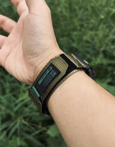 Vista 3 de Correa de reloj de liberación rápida de 0.866 in para Amazfit T-Rex 3 Pro de 1.890 in/Active MAX/Bip 6/Bip 5/Bip Max/Cheetah 2 Ultra/Balance 3