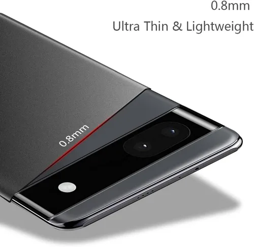 Vista 3 de Bastmei Funda para Google Pixel 6a 5G (2022), extremadamente ligera, ultra ligera, súper delgada, protección de cámara, carcasa de PC dura