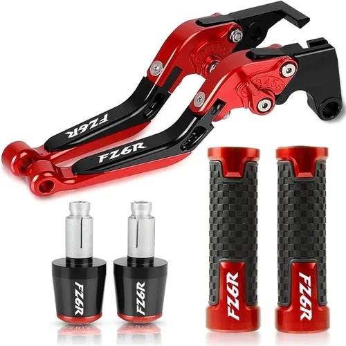 Vista 25 de Palancas de embrague de freno de motocicleta para manillar Yamaha FZ6R FZ 6R FZ-6R 2009 2010 2011 2012 2013 2014 2015 2016 2017 (Color : 1)