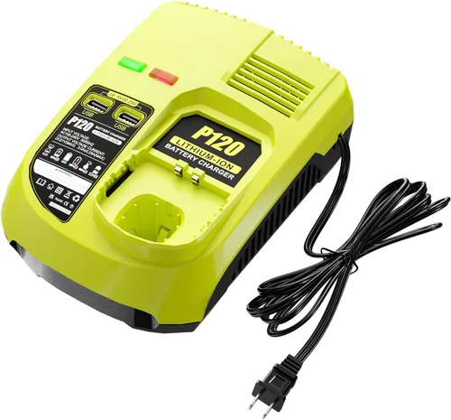 Vista 6 de DSANKE P120 - Cargador de batería de repuesto para cargador Ryobi ONE+ P117 P118 P119 NiCd NiMh de iones de litio P100 P101 P102 P103 P105 P107 P108