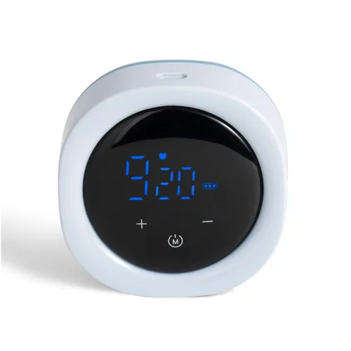 Vista 3 de Corrector eléctrico de pezones para pezones planos o invertidos, extractor de pezones recargable hundidos y tímidos pezones - azul