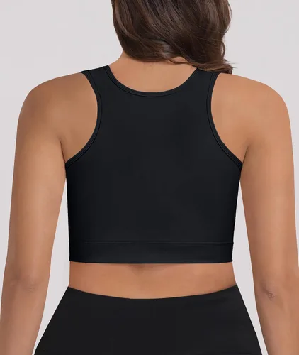 Vista 2 de Bralette cómodo de espalda cruzada para mujer, 5