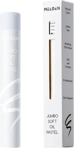 Vista 36 de MEEDEN Jumbo Soft Oil Pastels: 1.3 fl oz 6 Colores Grandes Artistas Juego