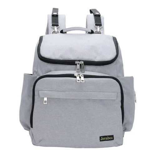 Vista 6 de Mochila de pañales para mamá y papá – Elegante bolsa de pañales de diseño para mujeres y hombres, niños y niñas – Bolsa de libros para bebé incluye