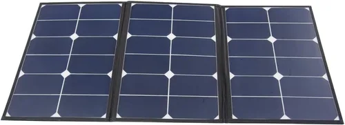 Vista 2 de AIMS Power PV60CASE Panel solar plegable portátil de 60 vatios con funda de transporte incorporada, monocristalino, resistente a la intemperie