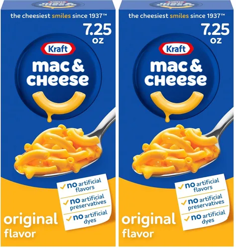 Vista 12 de Macarrones y queso Sabor Original de Kraft (1 caja de 7.25 oz)