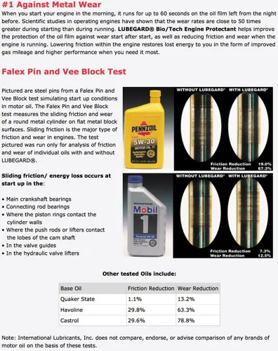 Vista 3 de Lubegard 30902 protector para aceite de motor, 10 oz.