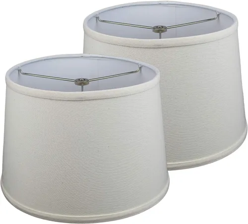 Vista 19 de FenchelShades.com - Juego de 2 pantallas de lámpara de 10 pulgadas de diámetro superior x 12 pulgadas de diámetro inferior x 8 pulgadas de altura