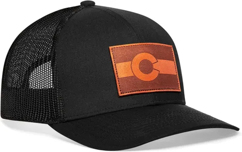 Vista 16 de HAKA Gorra de béisbol unisex con diseño de bandera del estado Gorra de béisbol de malla de camionero