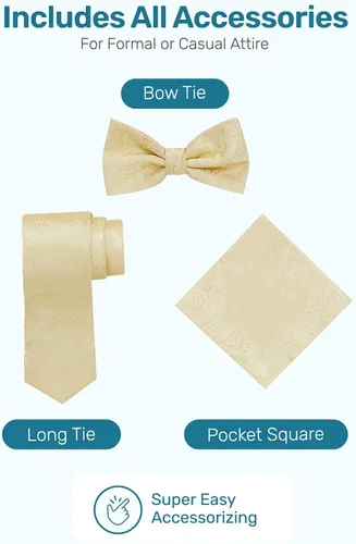 Vista 5 de S.H. Churchill & Co. Conjunto formal de chaleco y corbata de cachemira de 4 piezas para niños