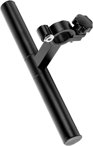 Vista 4 de KOMBIUDA 1 marco de extensión de manillar negro para soporte extensor de manillar de bicicleta para lámpara y antorcha, accesorio esencial