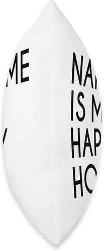 Vista 2 de Nappers Unite 600 Time is My Happy Hour Funny Naps Napper - Almohada de regalo, 16 x 16 pulgadas, multicolor