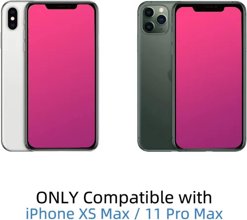 Vista 4 de EGKimBa Protector de pantalla de privacidad compatible con iPhone 11 Pro Max/iPhone XS Max, 6.5 pulgadas, degradado colorido electrochapado