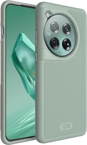Vista 18 de TUDIA DualShield Grip - Funda protectora para OnePlus 11 5G (2023), MergeGrip, de doble capa, a prueba de golpes, delgada, de grado militar, Verde