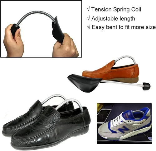 Vista 5 de EchoDone 10 pares de plástico para zapatos de árbol moldeador para hombres