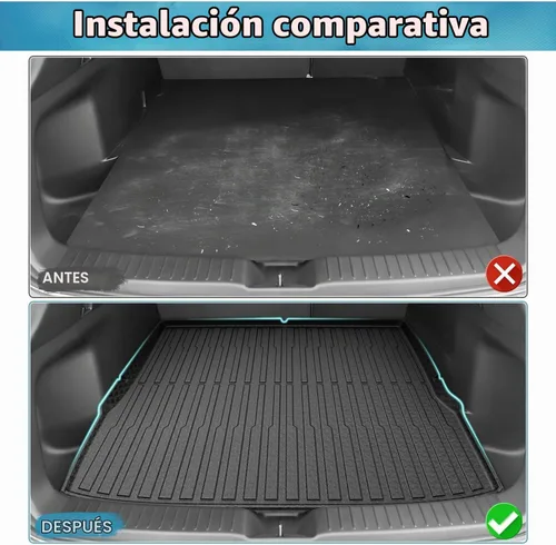 Vista 3 de Mixsuper Liner Revestimiento de carga para Mazda CX-50 2023-2025 (no compatible con modelos híbridos), forro de maletero para accesorios CX50