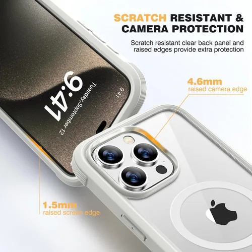 Vista 798 de DIACLARA - Funda transparente compatible con iPhone XR 6.1 pulgadas 2018