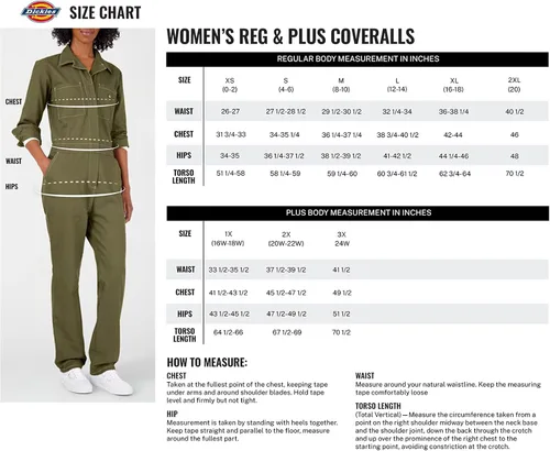 Vista 3 de Dickies Womens Long Sleeve Coverall