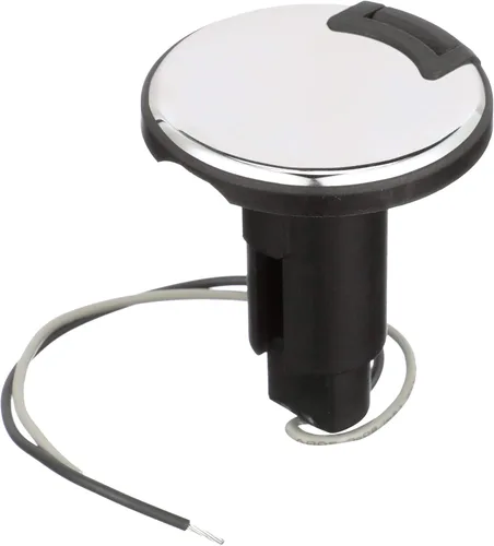 Vista 9 de attwood 910R2PSB-7 LightArmor™ Serie 910R Base de luz redonda enchufable - para luz de poste completo, 2 pines, cubierta de acero inoxidable negra