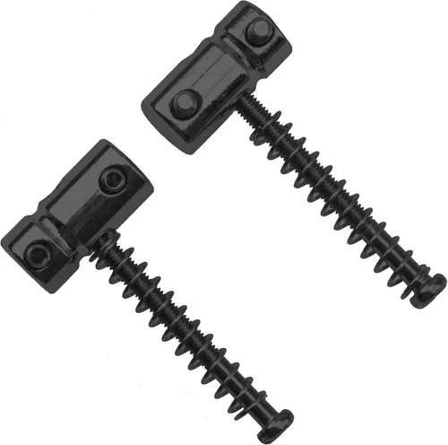 Vista 4 de 8 piezas de Yootones Guitarra Código Sillín Puente Sillines compatibles con Bass Jazz Tele Electric Guitar Part (negro)