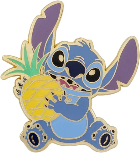 Vista 2 de Loungefly Disney Juego de pines de 4 piezas Stitch Piña, exclusivo de Tienda