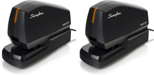 Vista 10 de Swingline Engrapadora eléctrica, capacidad para 20 hojas, Optima 20, sin atascos, automática o manual, enchufe o batería, plata (48208)