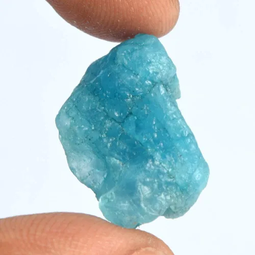Vista 4 de GEMHUB Aguamarina azul cristal curativo 18.50 Ct Egl certificado Natural Aguamarina sin cortar azul áspero aguamarina DT-221, Gema, Brasil
