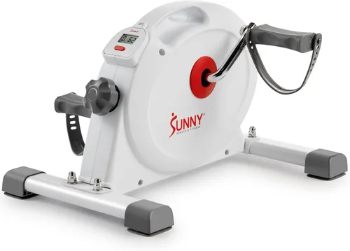 Vista 9 de Sunny Health & Fitness Smart Under-Desk Bike Exerciser, Low-Impact Cardio Cycling Equipment for Home/Office, Mini Paddler for Arm/Leg Mobility