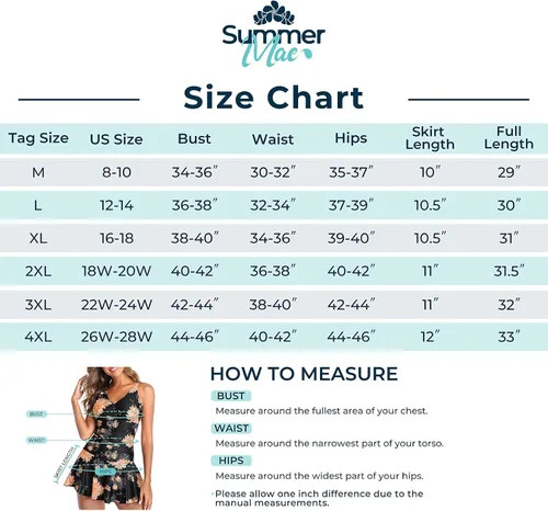 Vista 6 de Summer Mae - Traje de baño para mujer de una pieza con control de abdomen y estampado floral, talla extra grande.