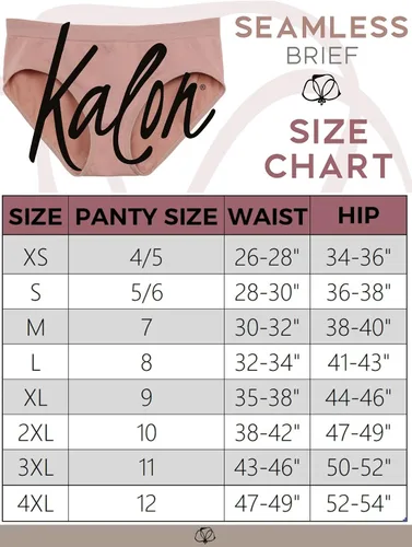 Vista 5 de Kalon - Calzoncillos de nailon para mujer, 6