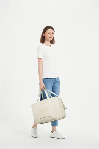 Vista 5 de Bolsa de viaje para artículos personales de Spirit Airlines de 18 x 14 x 8 pulgadas, bolsa de viaje debajo del asiento, equipaje de mano plegable