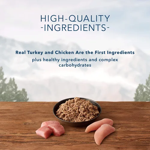 Vista 3 de Blue Buffalo Wilderness - Alimento húmedo para perros adultos, peso saludable, alto en proteínas y sin granos, receta de pavo y pollo, lata de 12.5