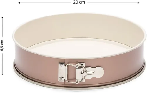 Vista 2 de Patisse Molde de cerámica con superficie antiadherente, crema/cobre