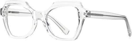 Vista 6 de Gafas Cuadradas Luz Azul Rosaneve B6 Lente de luz azul/marco verde