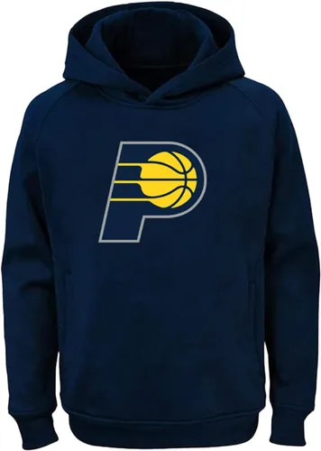 Vista 32 de Outerstuff NBA Kids Youth 8-20 Team Color Alternate Polyester Performance Primary Logo Sudadera Sudadera Sudadera con capucha