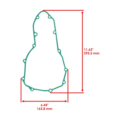Vista 2 de Caltric Junta de tapa de estator compatible con Kawasaki Versys 650 Kle650 Kle 650 2007-2016