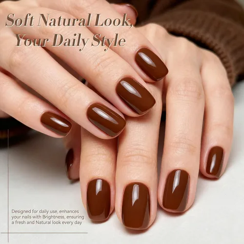 Vista 3 de Born Pretty Nude Pink - Juego de 23 esmaltes de uñas de gel, tonos de piel, marrón neutro Sueño viejo