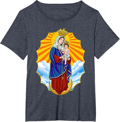 Vista 61 de Chinita Chiquinquira Venezuela Maracaibo Virgen Chiquinquira Chinita Zulia Camiseta negra