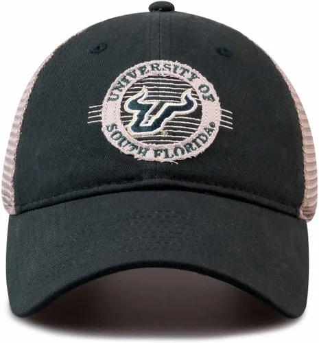 Vista 8 de The Game NCAA Snapback - Parche de malla - Comodidad clásica - Tamaño ajustable - Deja que todos sepan a qué equipo apoyas School seal patch with