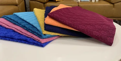Vista 8 de MDS® Paquete de 5 telas de encaje de 44 pulgadas de ancho, patrón floral suave Rachelle ribete de encaje, material multiusos para costura