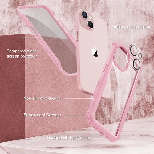 Vista 135 de CENHUFO Funda de privacidad para iPhone 11 Pro, funda de cuerpo completo con protector de pantalla de privacidad de vidrio templado 9H integrado