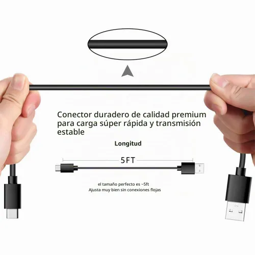 Vista 4 de Cargador USB tipo C para Beats Solo 4, Beats Pill 2024, Beats Powerbeats Pro 2 Studio Pro Buds +, Beats Fit x Kim, Beats Flex, Beats Fit Pro, Beats